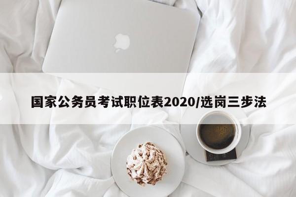 国家公务员考试职位表2020/选岗三步法
