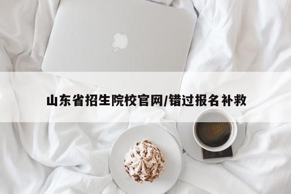 山东省招生院校官网/错过报名补救